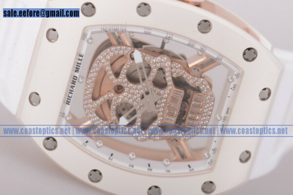 1:1 Clone Richard Mille RM 52-01 Watch Rose Gold RM 52-01